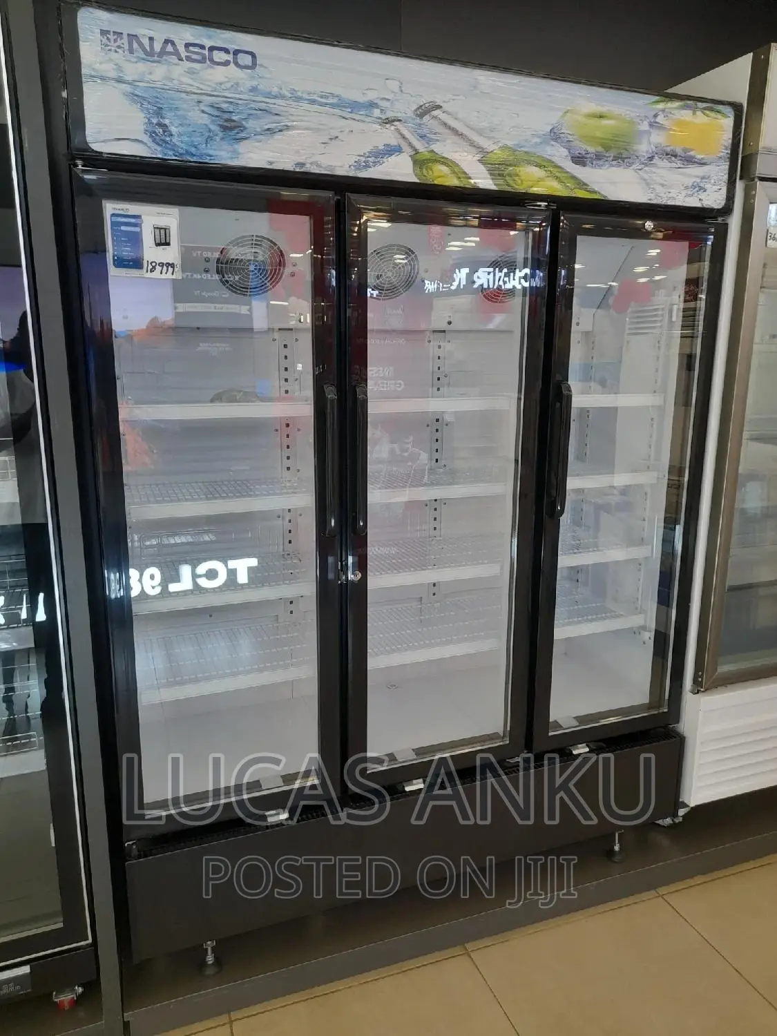 Nasco Three Doors Display Fridge 1000liters in Accra Metropolitan