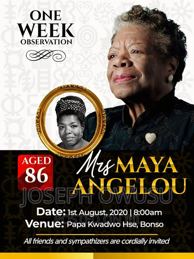 Funeral / Obituary Posters, Brochures And Souvenirs in Awoshie