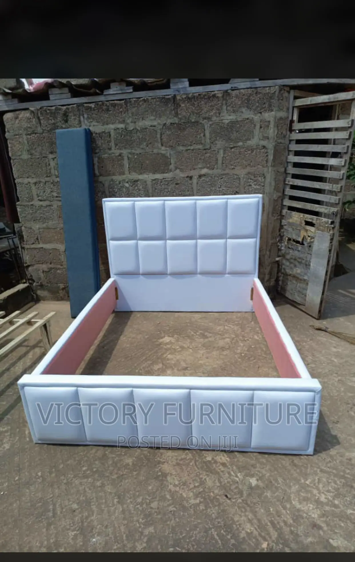 White Double Bed for Sale in Accra Metropolitan Furniture, Victor