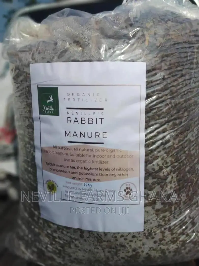 Rabbit Manure for Gardening and Organic Farming in Adenta Feeds
