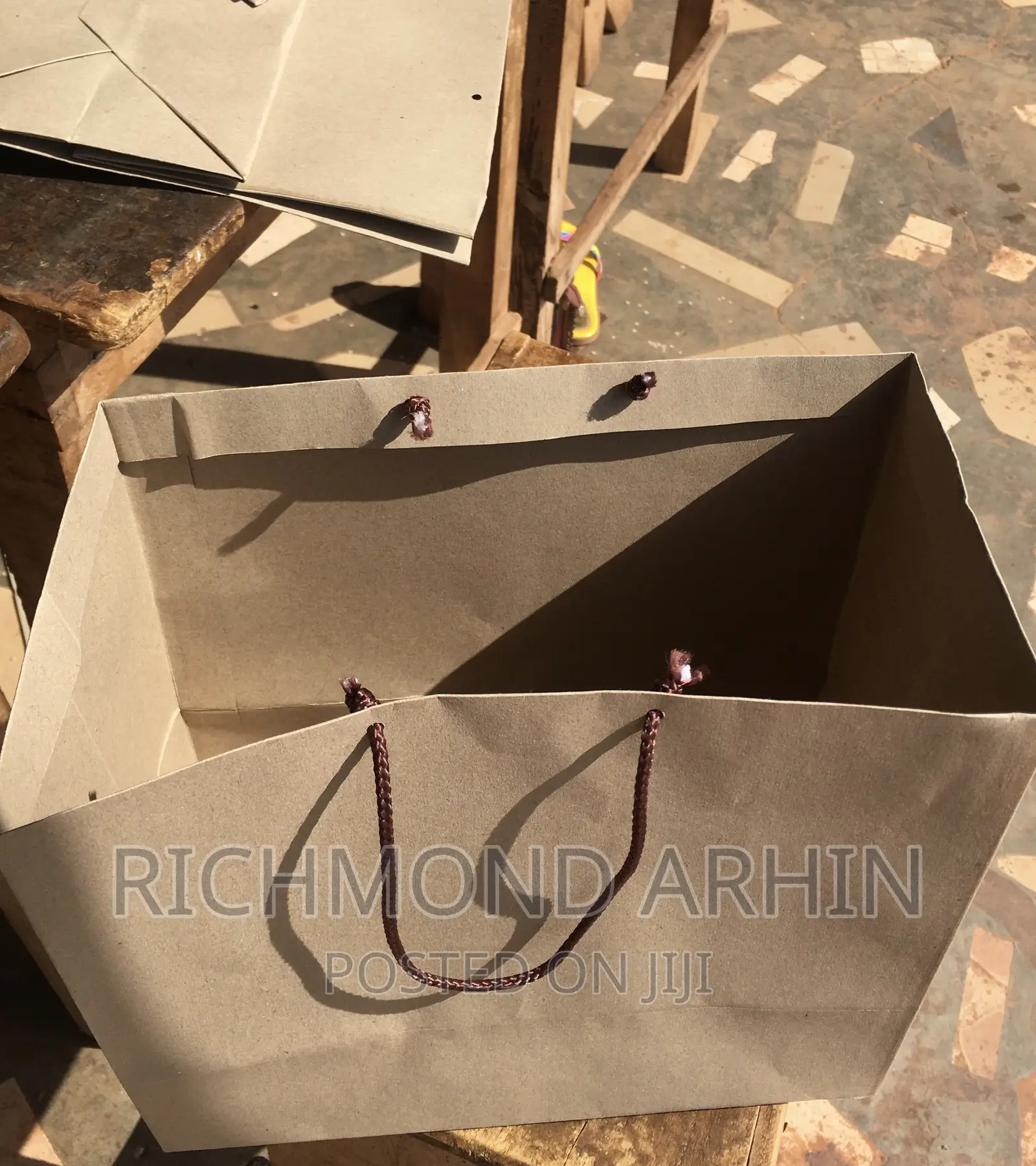 Plain Paper Bag With Handle (A4) in Lapaz Manufacturing Services