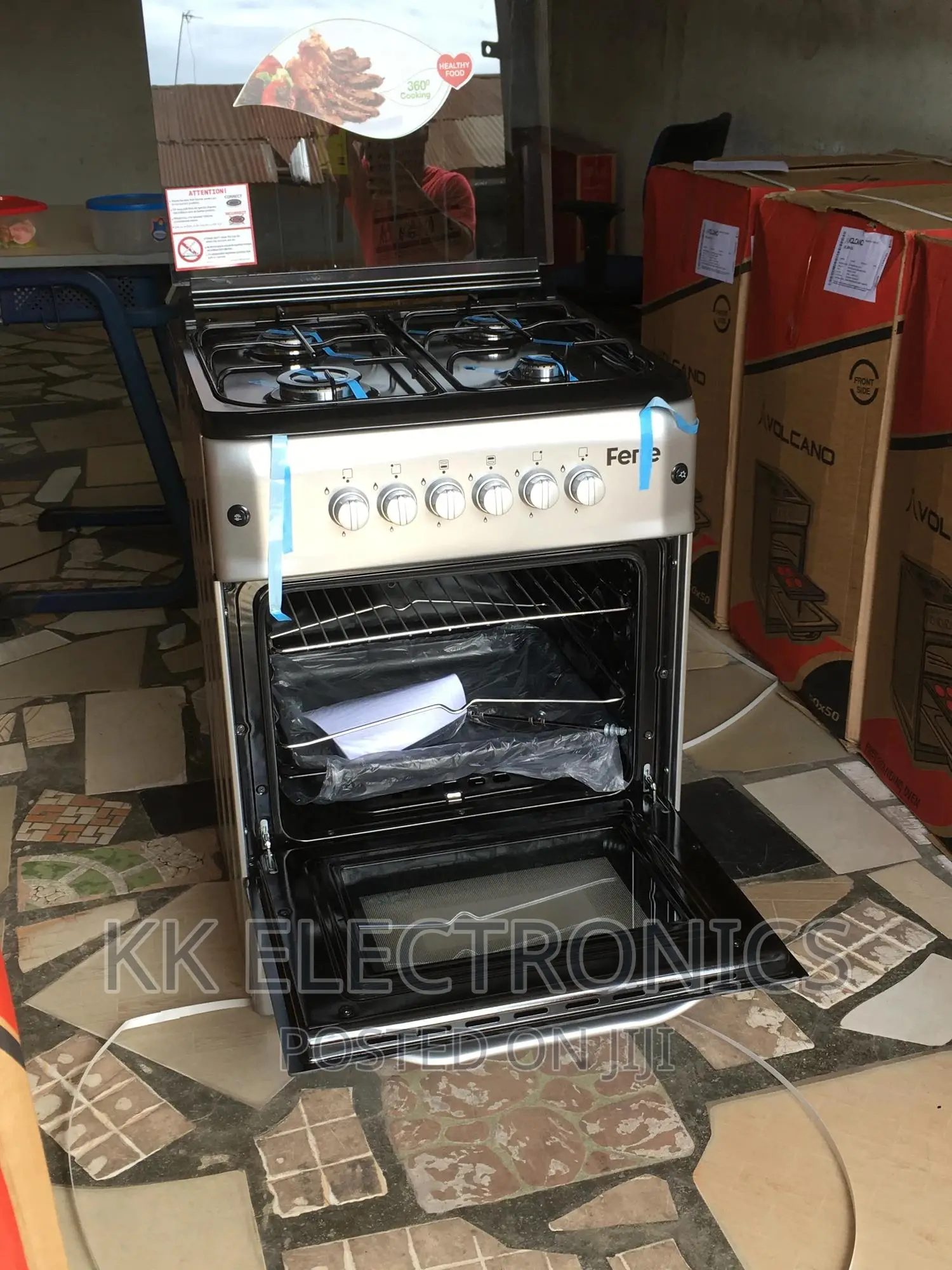 Made in Turkey 4 Burner Gas Range in Accra Metropolitan Kitchen
