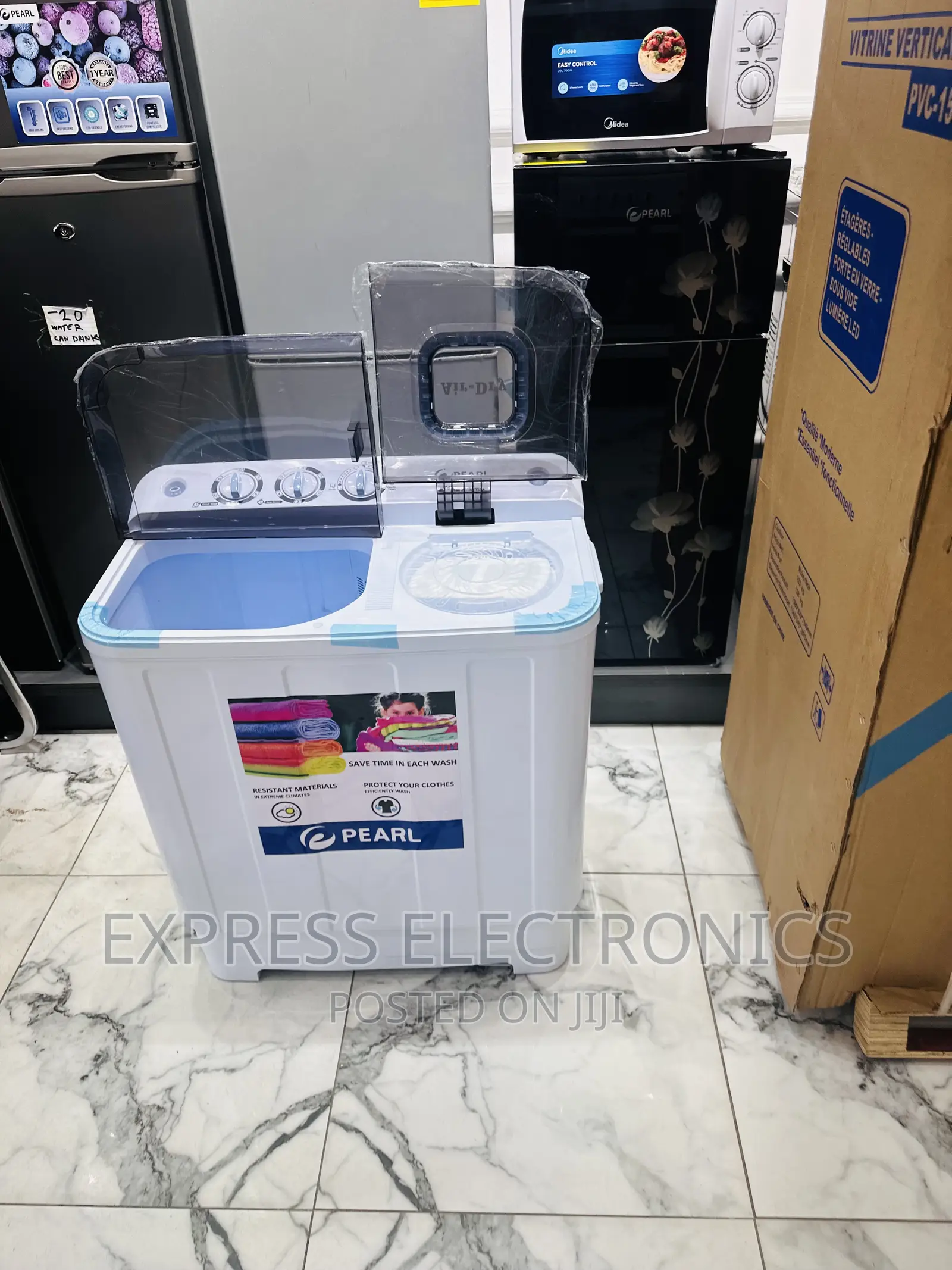 Easy Lid Open Washing Machine 12kg Topload Pearl in Adabraka Home