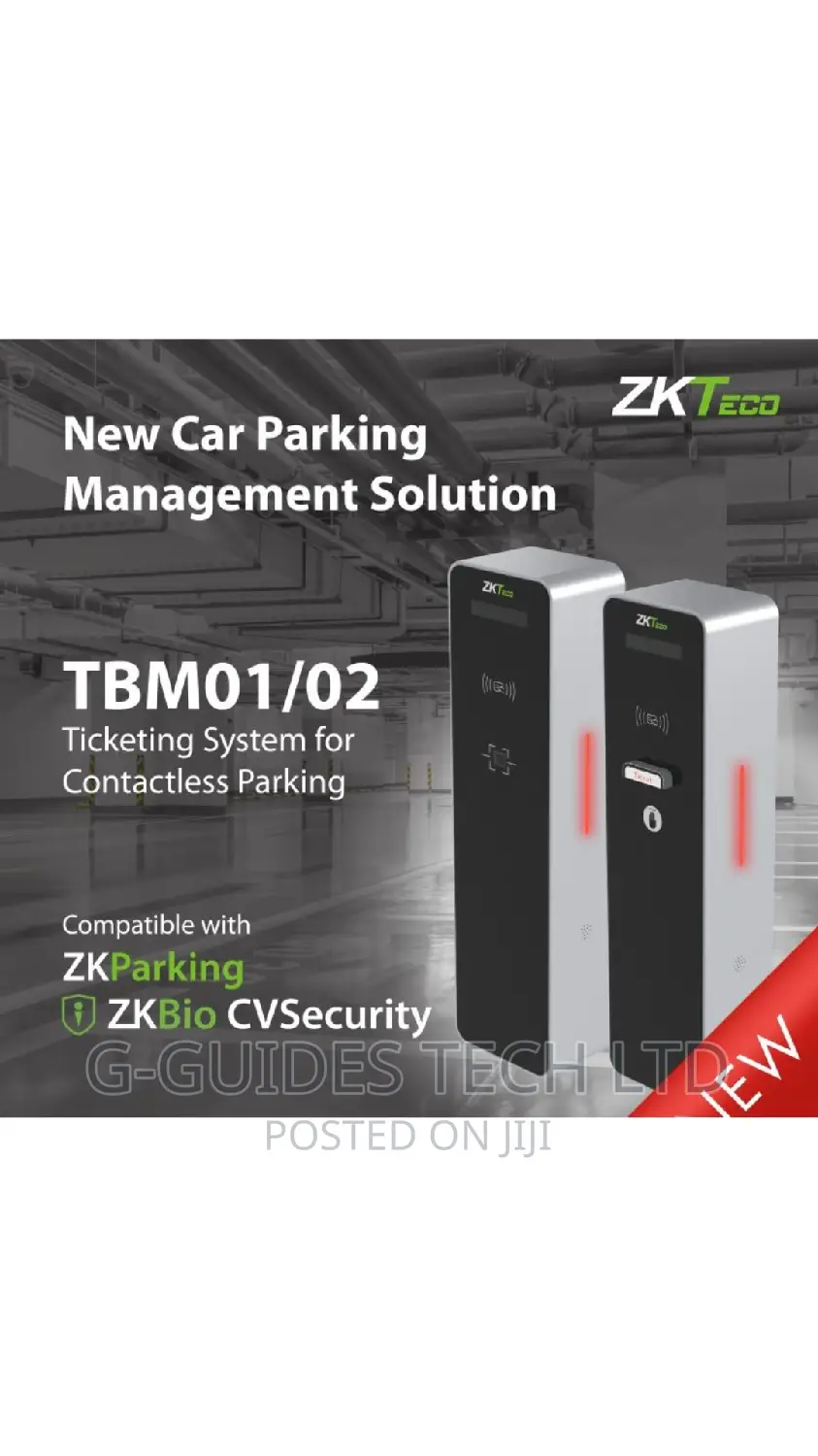 Tbm02 Car Tracking System for Contactless Parking Exit in Madina