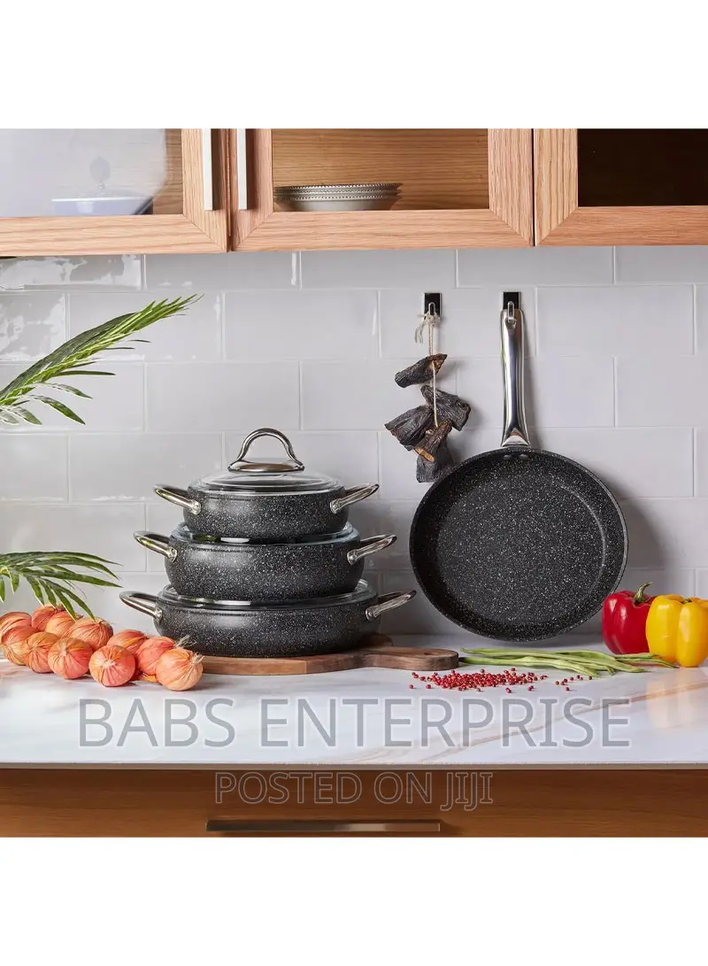 Karaca 7 Pieces Avanos New Bio Granite Cookware Set in Accra