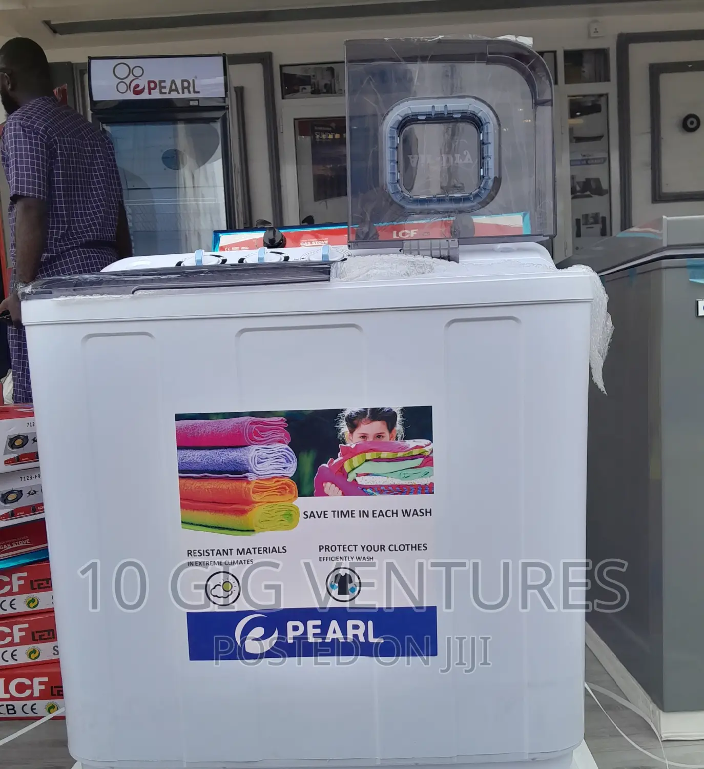 Durability 12kg Top Load Pearl Washing Machine in Adabraka Home