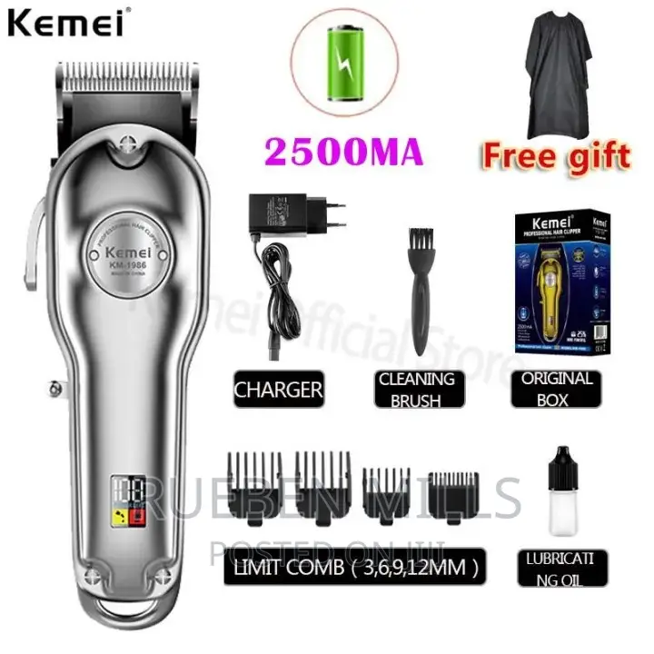 Best Rechargeable Hair Clipper Shaving Machine With Apron in Accra Metropolitan Tools