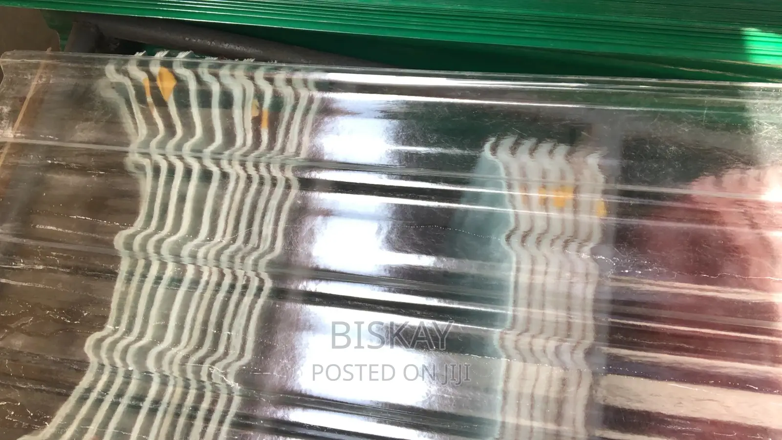 Transparent Fiber Roofing Sheet in Accra Metropolitan Building