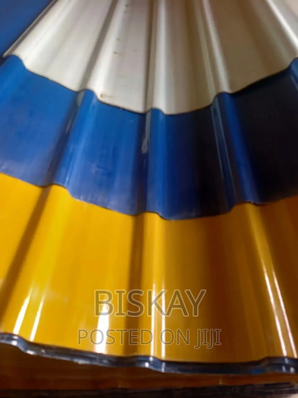 Transparent Fiber Roofing Sheet in Accra Metropolitan Building