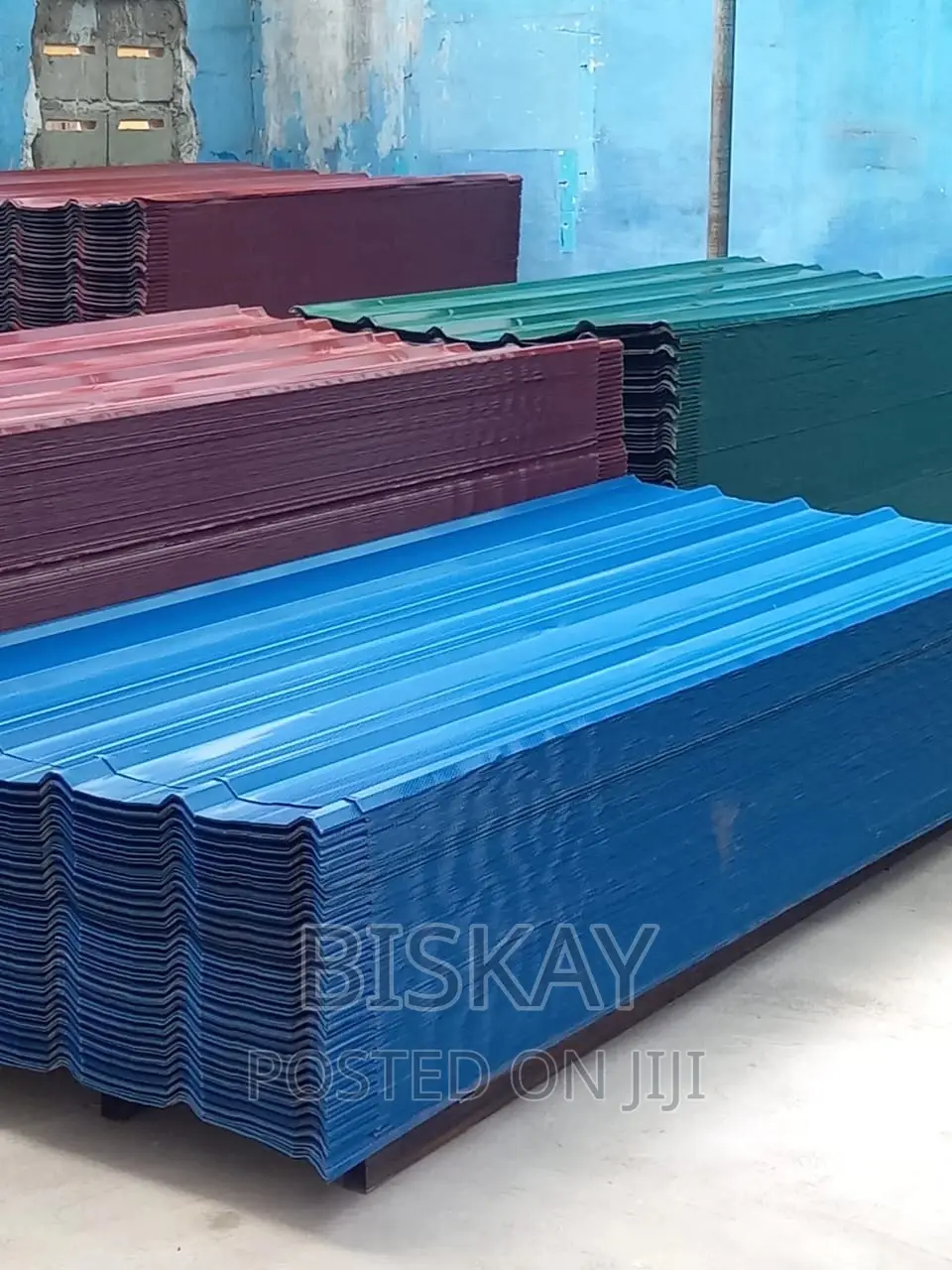 Transparent Fiber Roofing Sheet in Accra Metropolitan Building