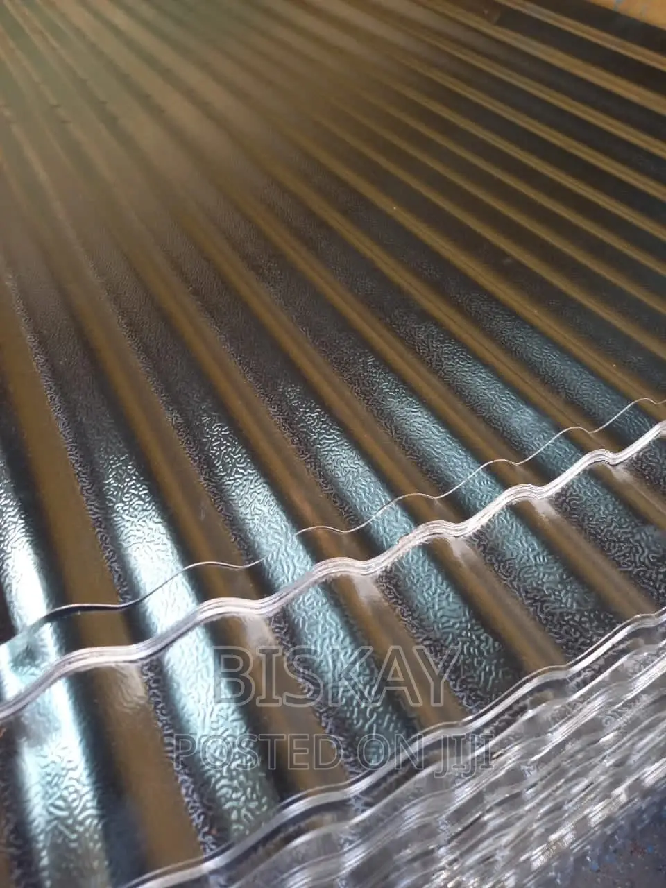 Transparent Fiber Roofing Sheet in Accra Metropolitan Building