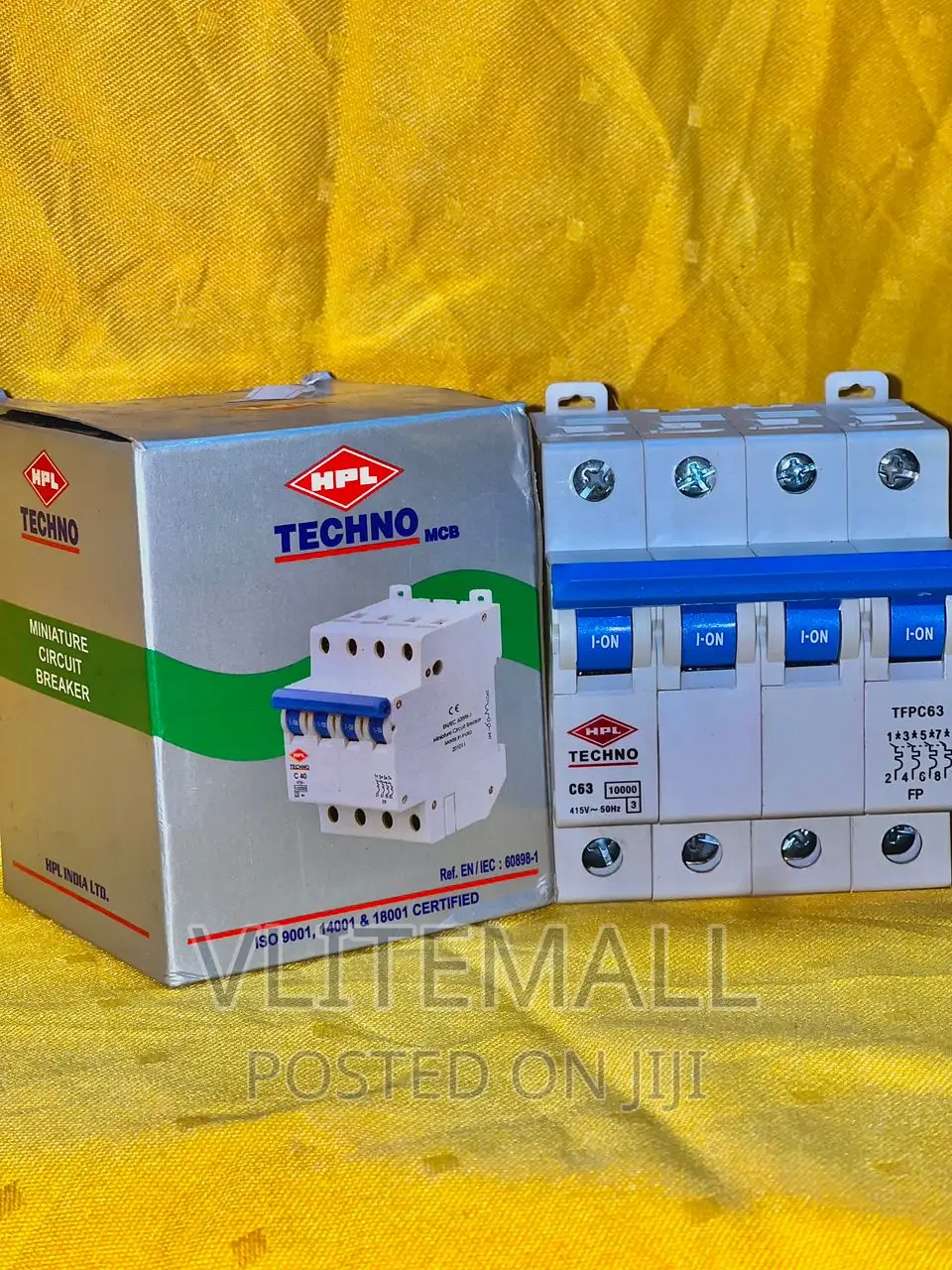 HPL 4pole 63A Miniature Circuit Breaker in Accra New Town Electrical