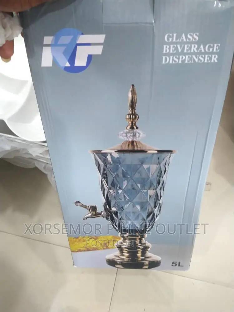 Glass Beverage Dispenser 5L in Accra Metropolitan Restaurant