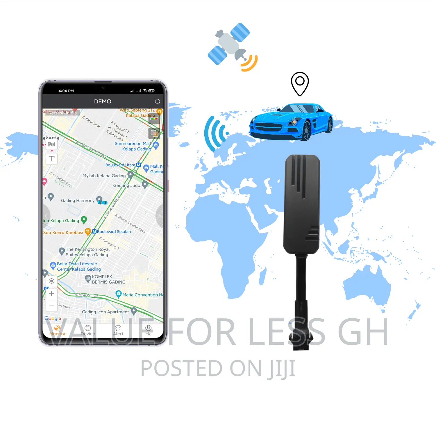 GPS Tracker For Vehicles And Motorcycles Plus Installation in Accra
