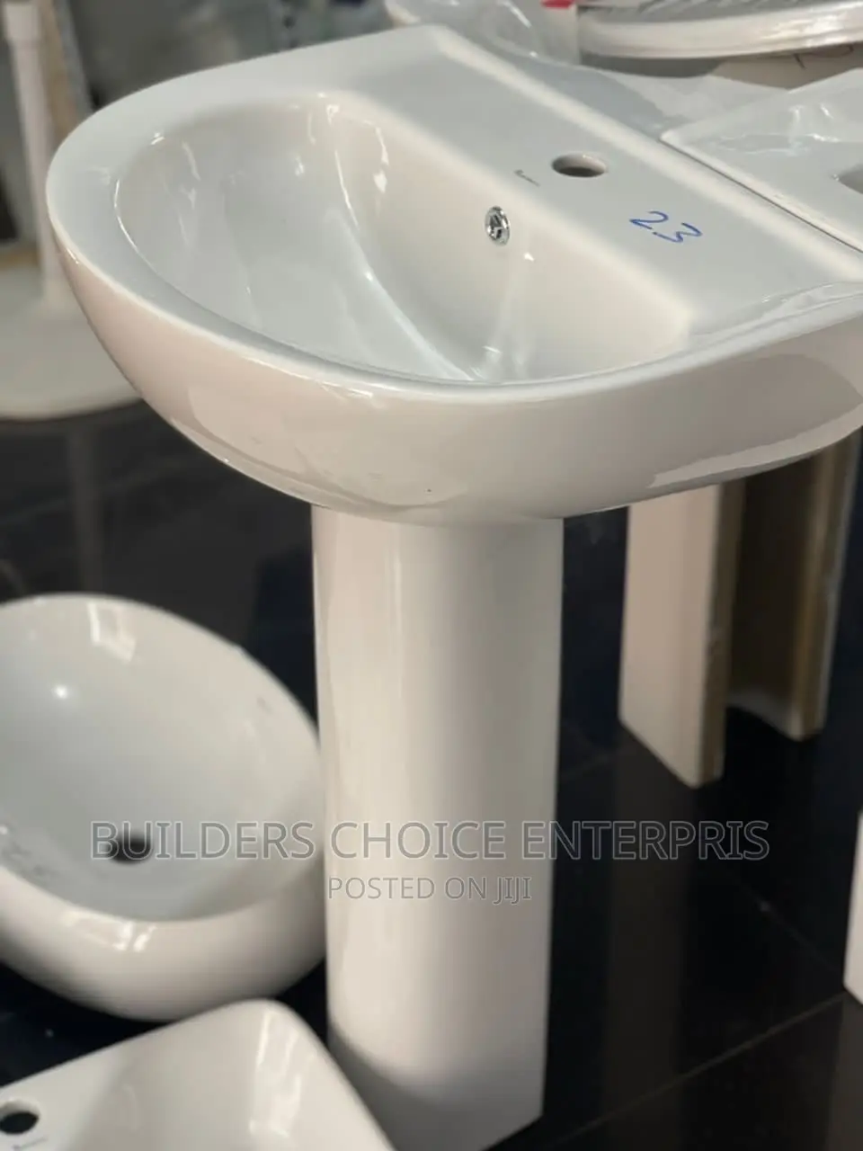 Wash Basin With PedestalBasin in Achimota Plumbing & Water Supply