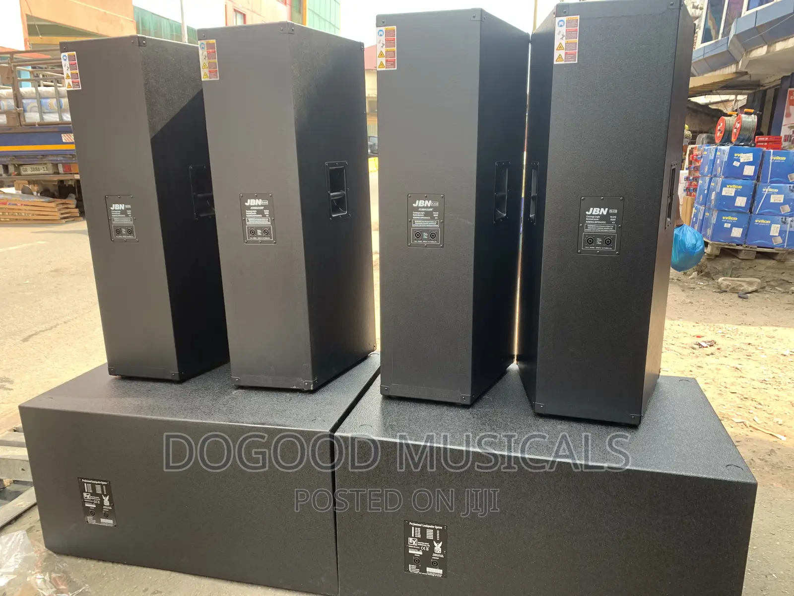 JBN FULL RANGE(2pairs)EV Bass(Pair) Speakers Set in Accra Metropolitan