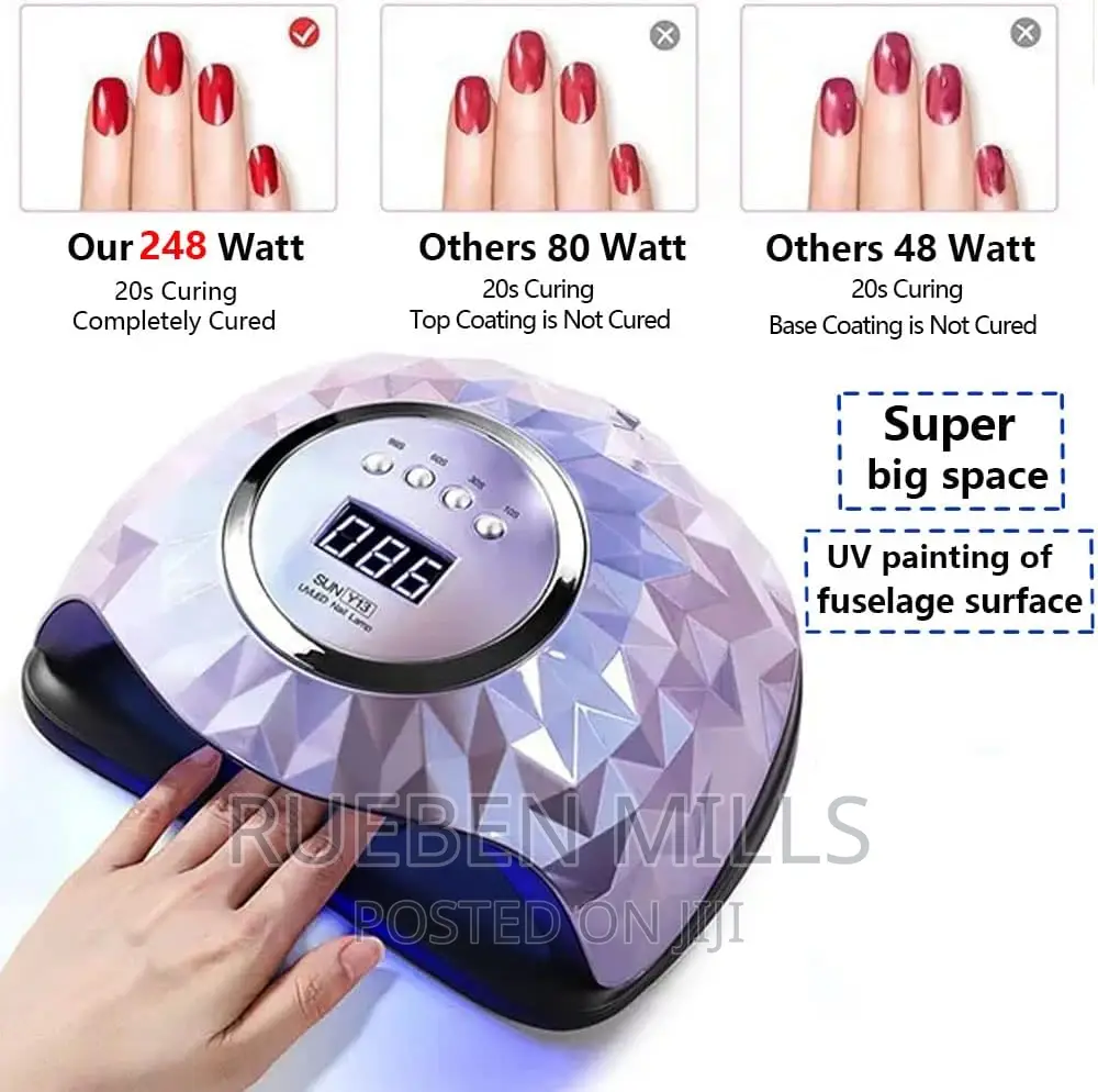 248W UV/Led Lamp 2 In 1 Sun Y13 Professional Nails Dryer in Accra