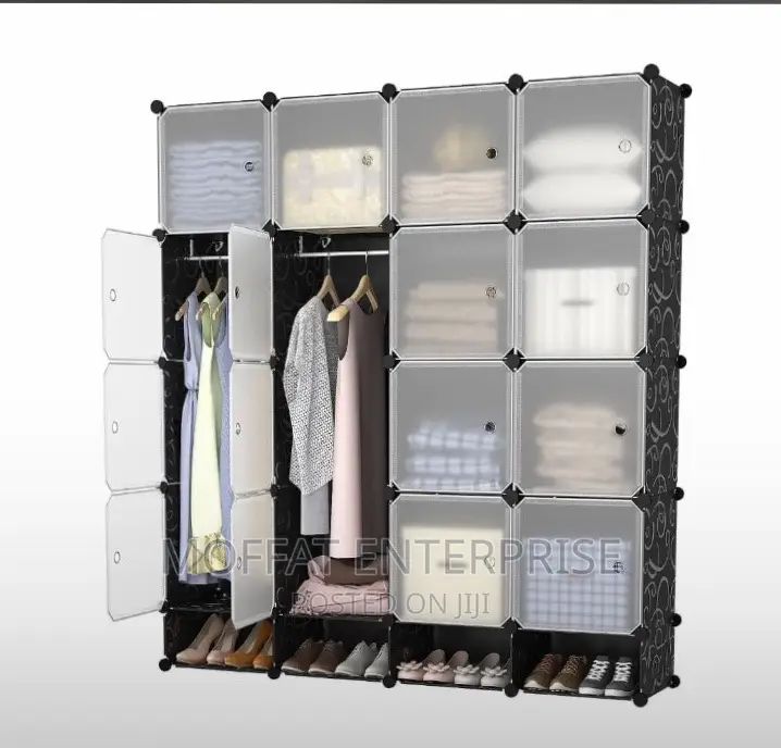 16cubes Plastic Wardrobe in Accra Metropolitan Furniture, Moffat