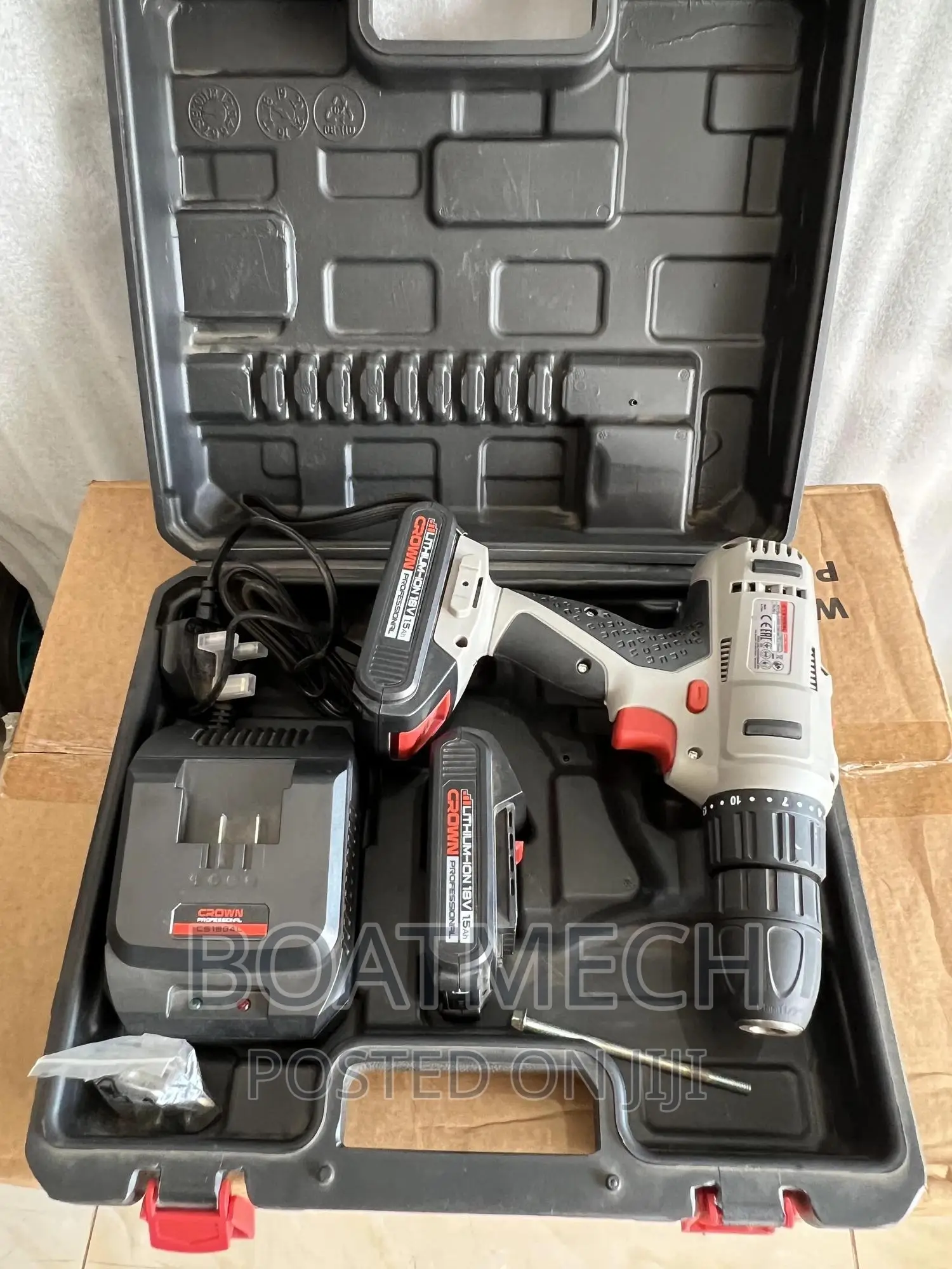 Crown Cordless Hand Drill in Spintex Electrical Hand Tools, Boatmech