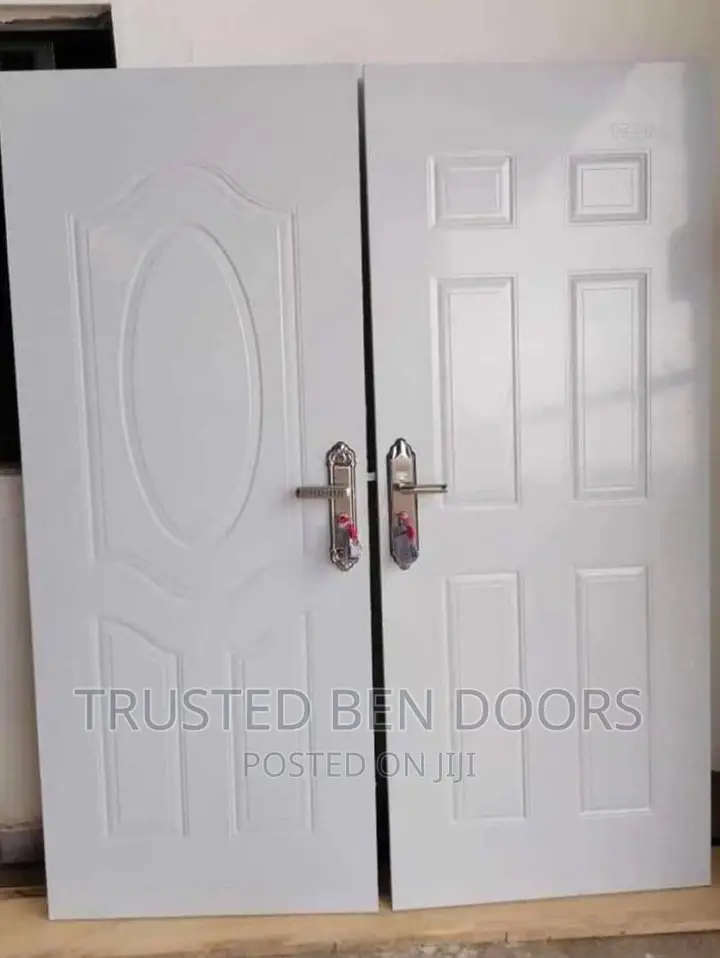 All White Panel Doors for Bedroom and Bathroom Use in Accra ...