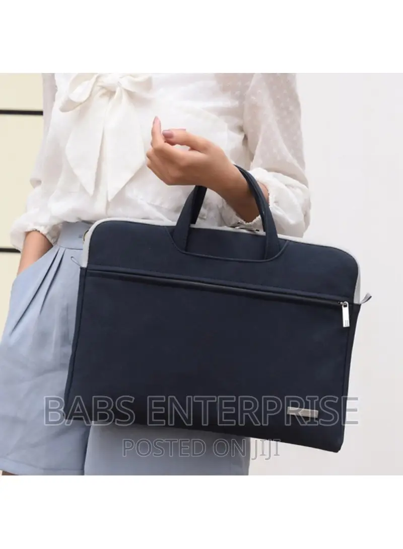 J.Qmei 15.6Inch Matte PU Leather Laptop Shoulder Bag in Accra