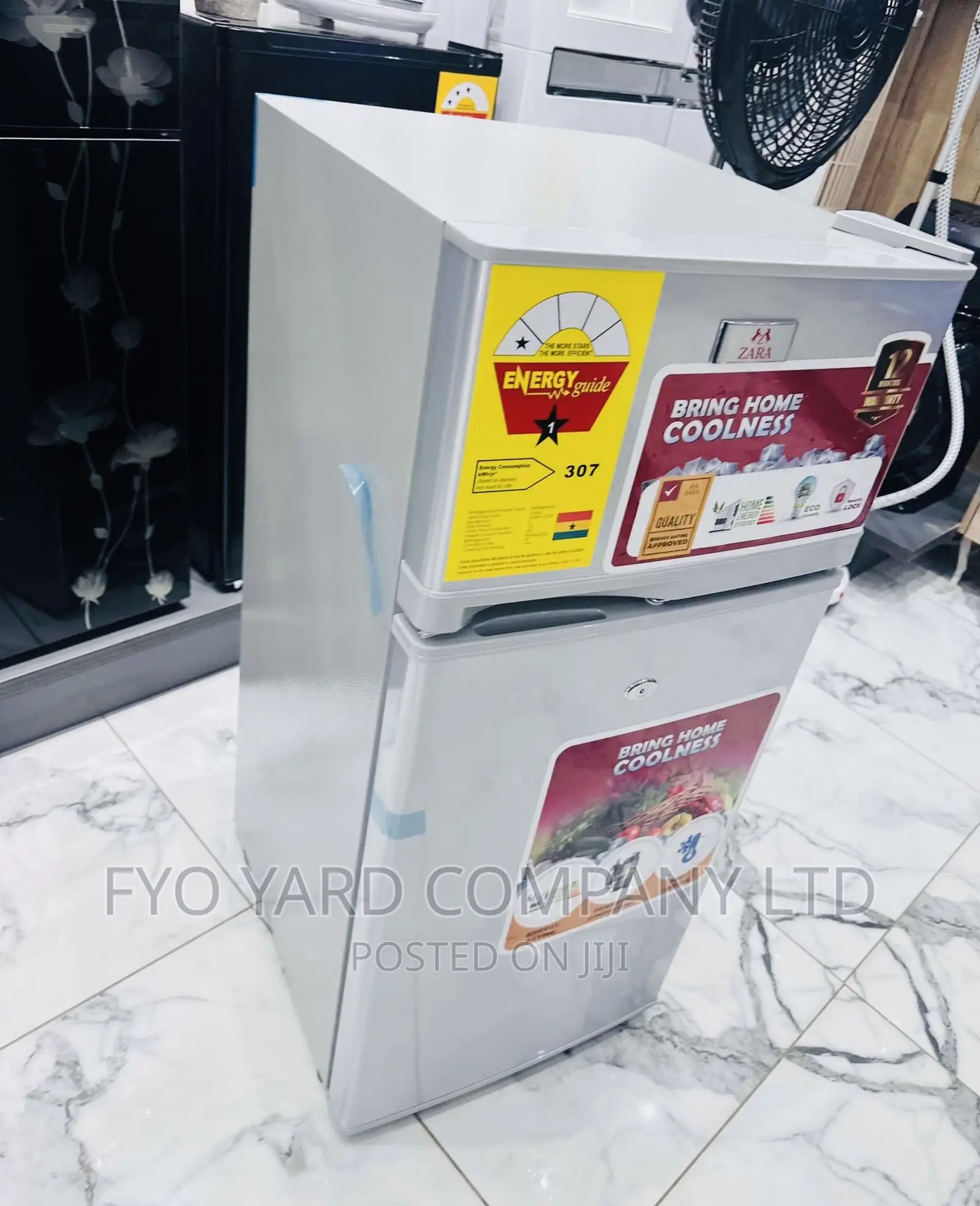 Spacious Well Design Zara Table Top Double Door Fridge in Accra