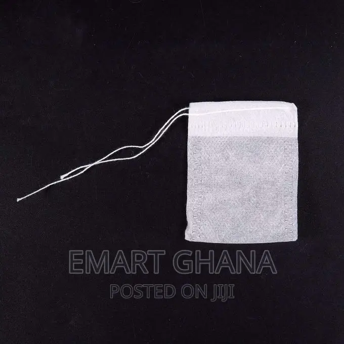 100 PCS Disposable Empty Tea Bag Heat Seal Filter in Airport