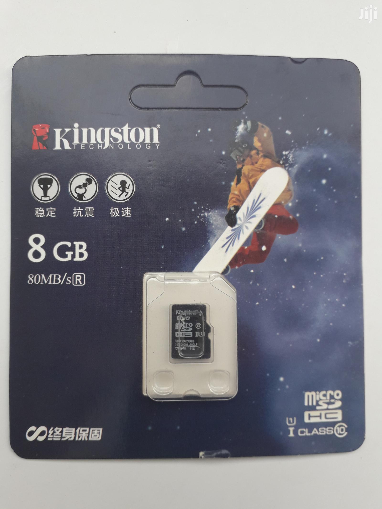 Original Kingston SD Memory Card 8gb in Accra New Town Accessories