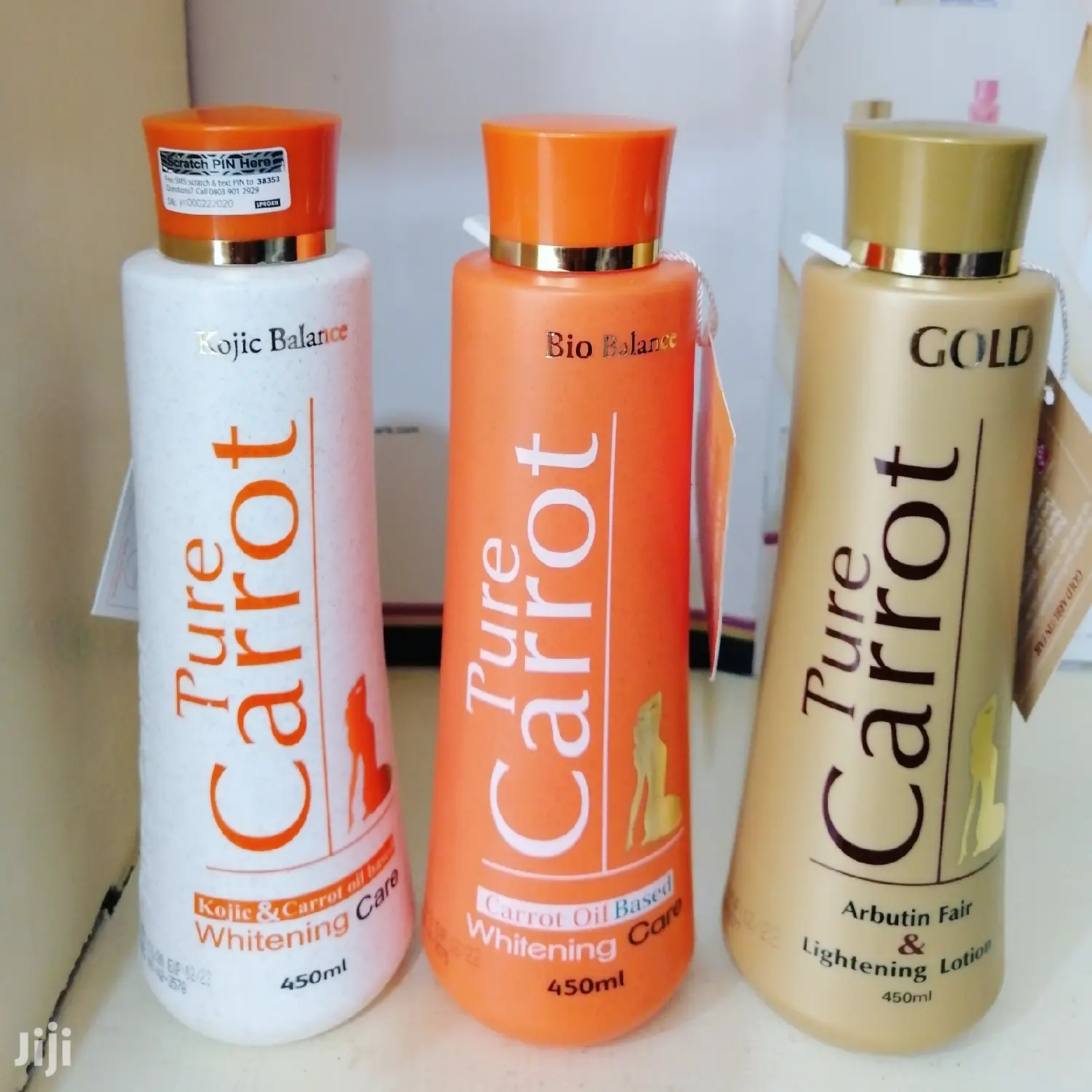 Pure Carrot Lightening Body Lotions. in Darkuman Bath & Body, Mila