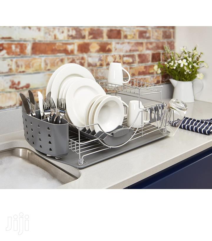 Tower Compact 2Tier Dish Rack With Cutlery Drainer in Accra Metropolitan Kitchenware