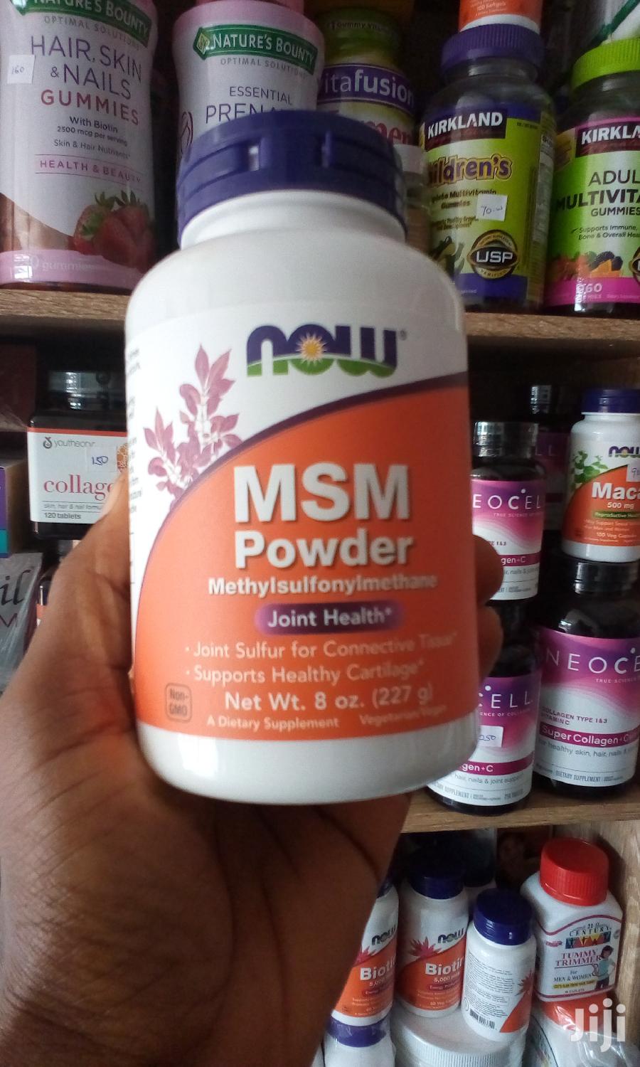 Now Msm Powder 227g in Achimota Vitamins & Supplements, Jade Xpress