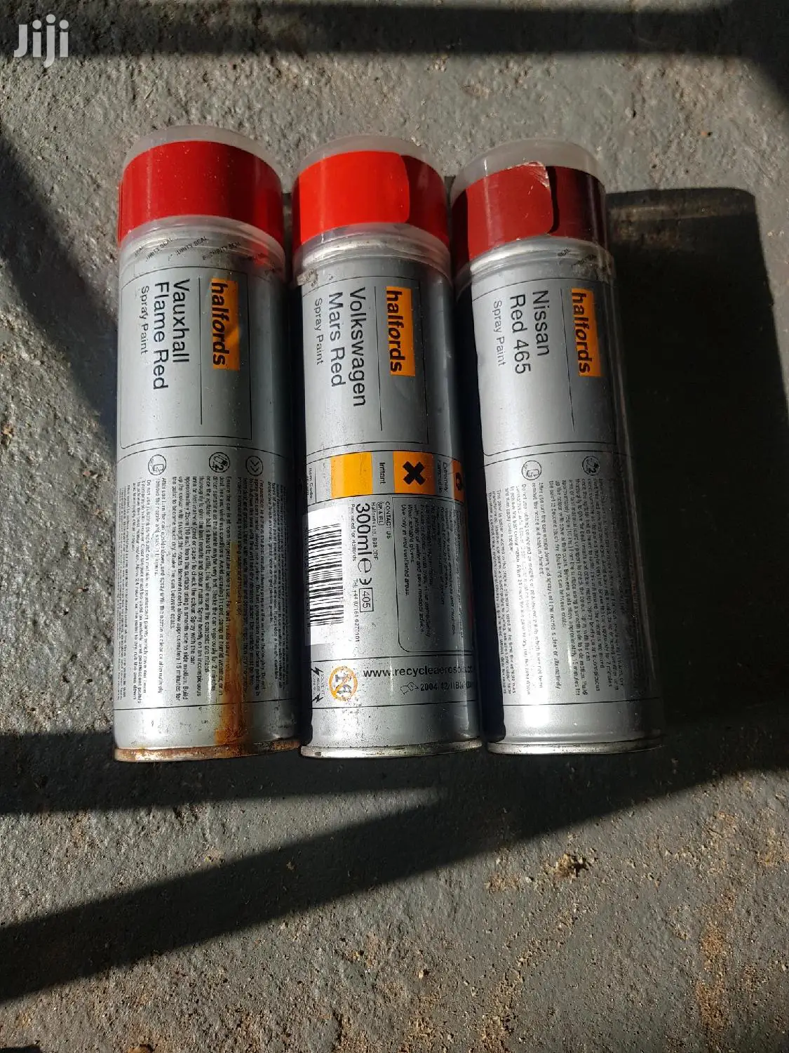 Red Spray Paint in Adenta Building Materials, Two Real Enterprises